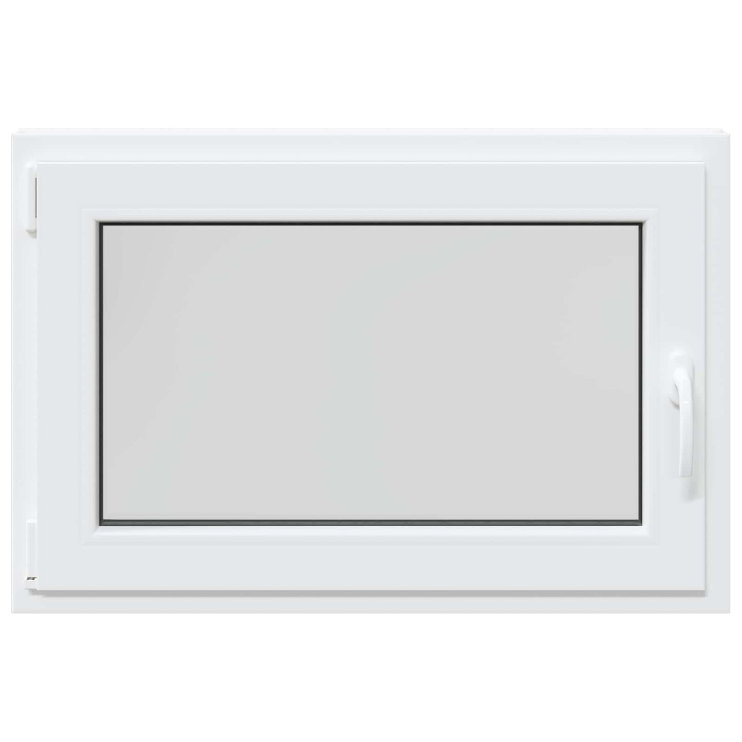 Kjølevindu RISOR 90 x 70 cm PVC og glass Hvit