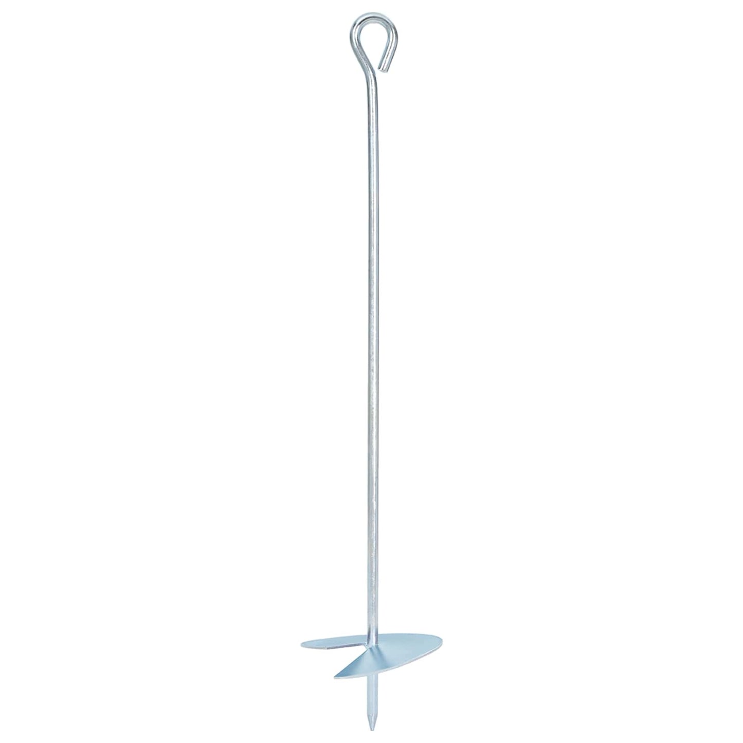 Jordanker 4 pcs Sølv Ø10 x 50 cm Galvanisert metall