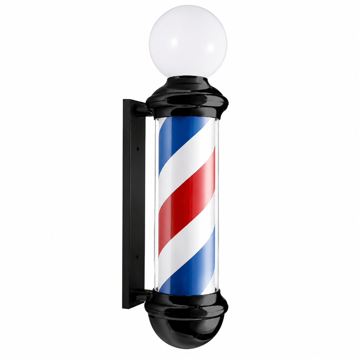 Premium Barber Pole LED 85 cm | Klassisk med Rotasjon