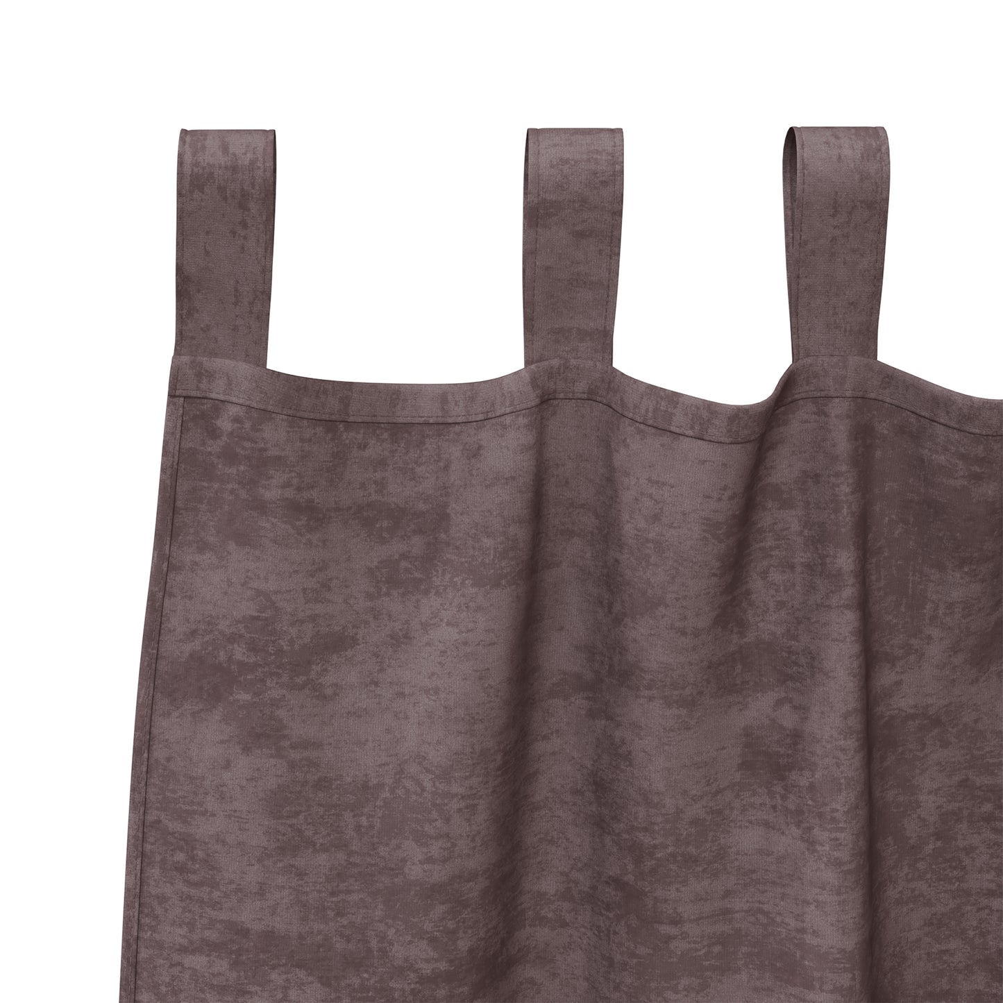 Fløyel Gardiner med gardiner 2 pcs Brun 175 x 140 cm Fløyel