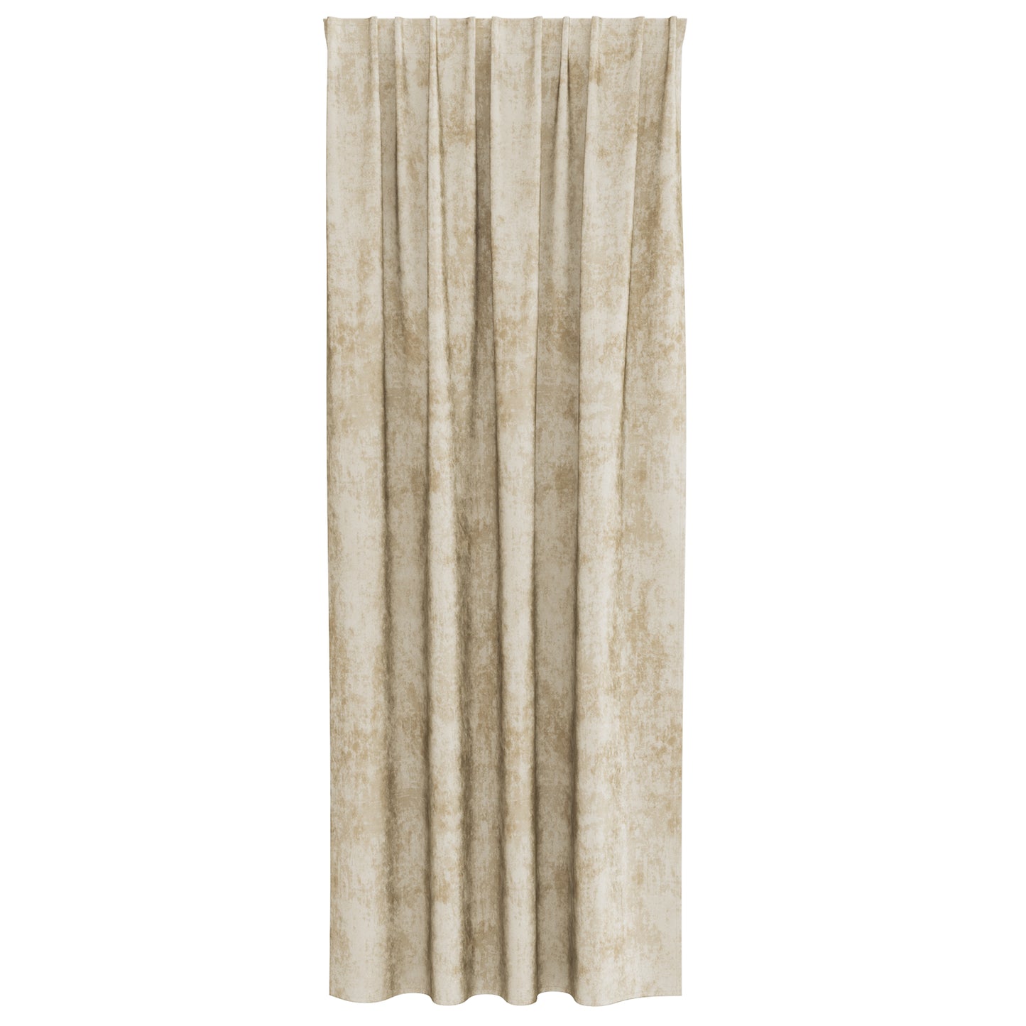 Fløyel Gardiner med gardiner 2 pcs Krem 245 x 140 cm Fløyel