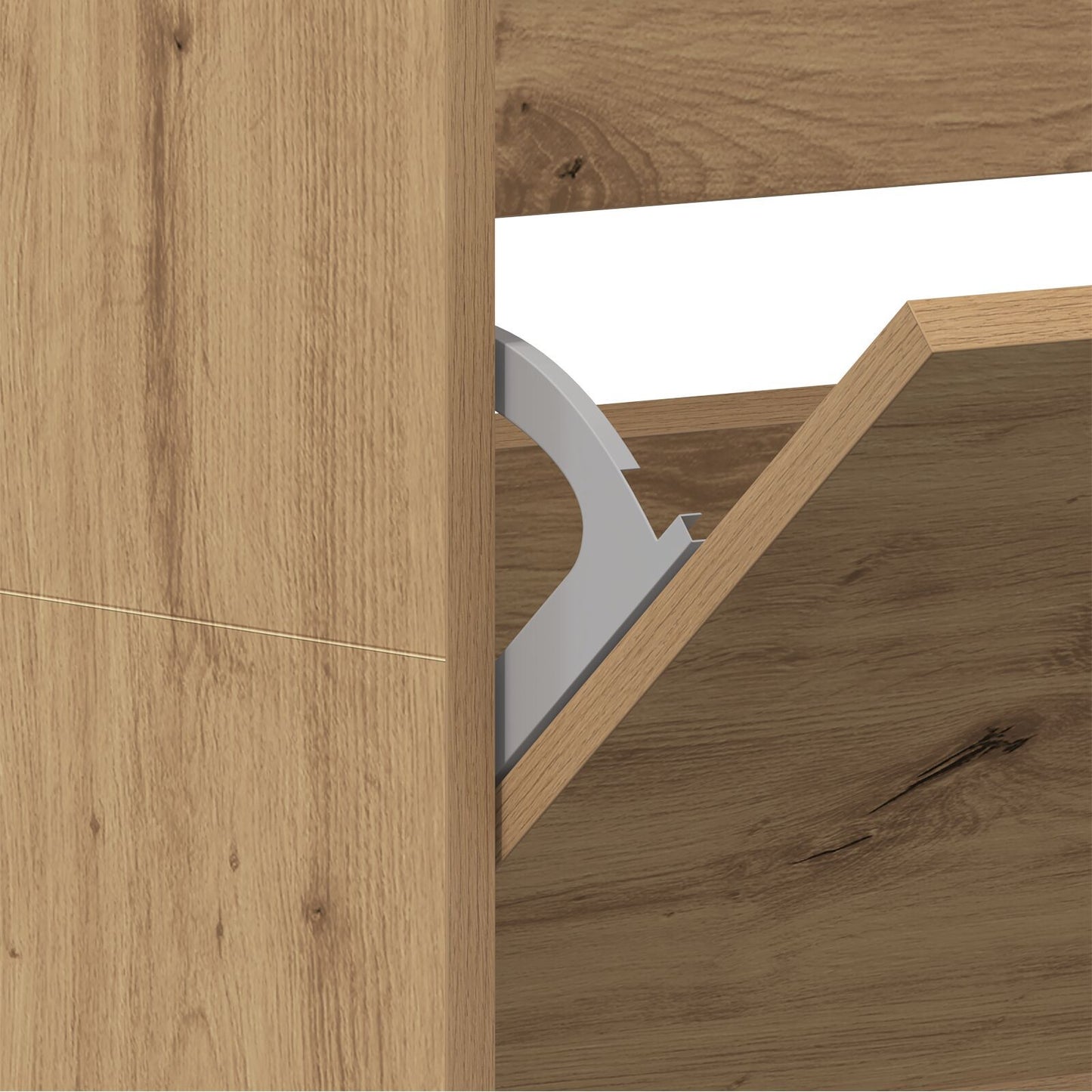 Sko Skap 80 x 21 x 163,5 cm Konstruert tre Artisan Eik