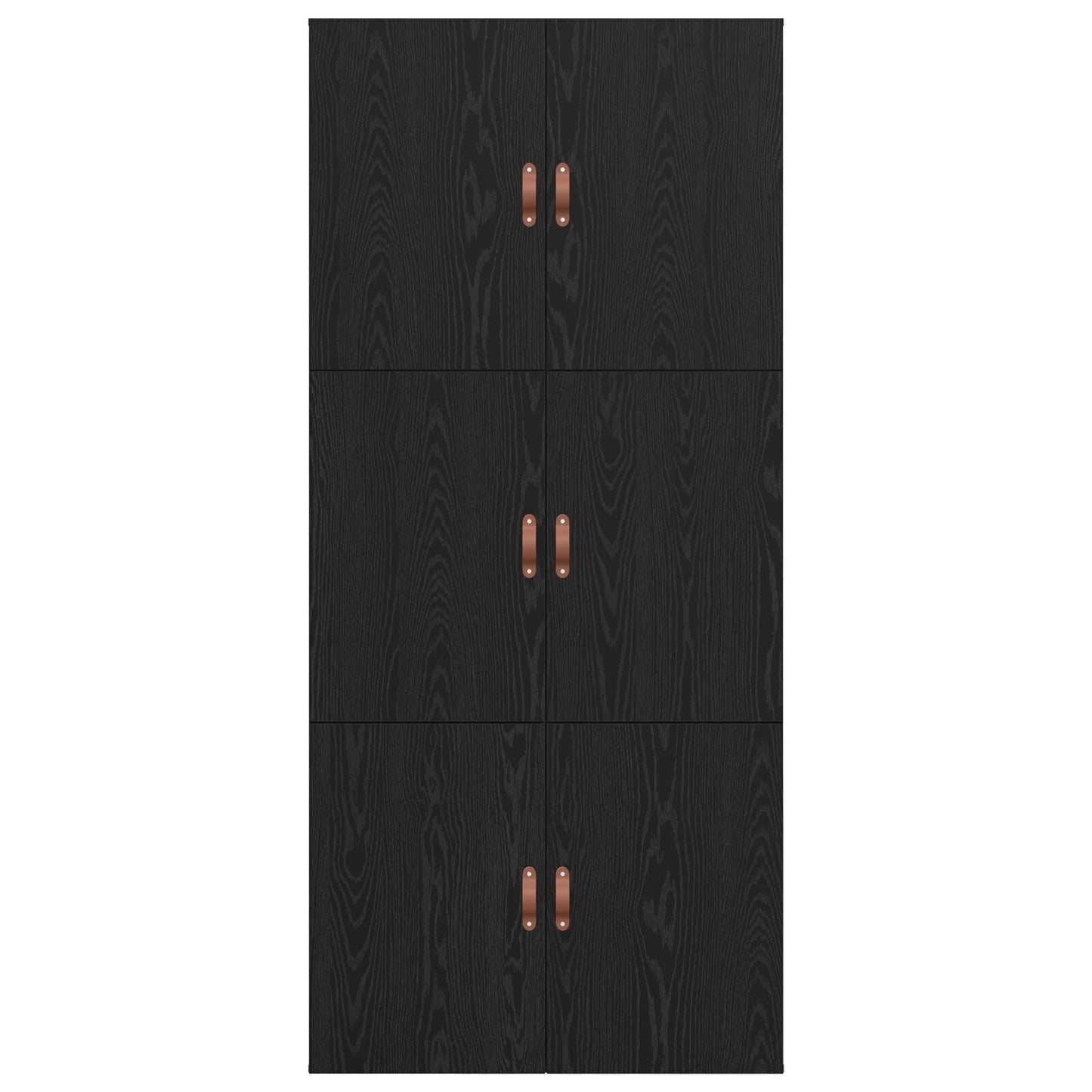 Seng med lagring Svart Eik 100 x 200 cm Konstruert tre