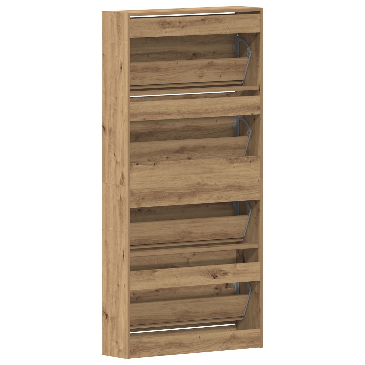 Sko Skap 80 x 21 x 163,5 cm Konstruert tre Artisan Eik