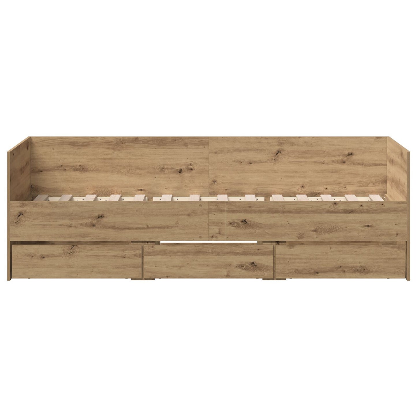Seng med skuff Artisan Eik 90 x 200 cm Konstruert tre