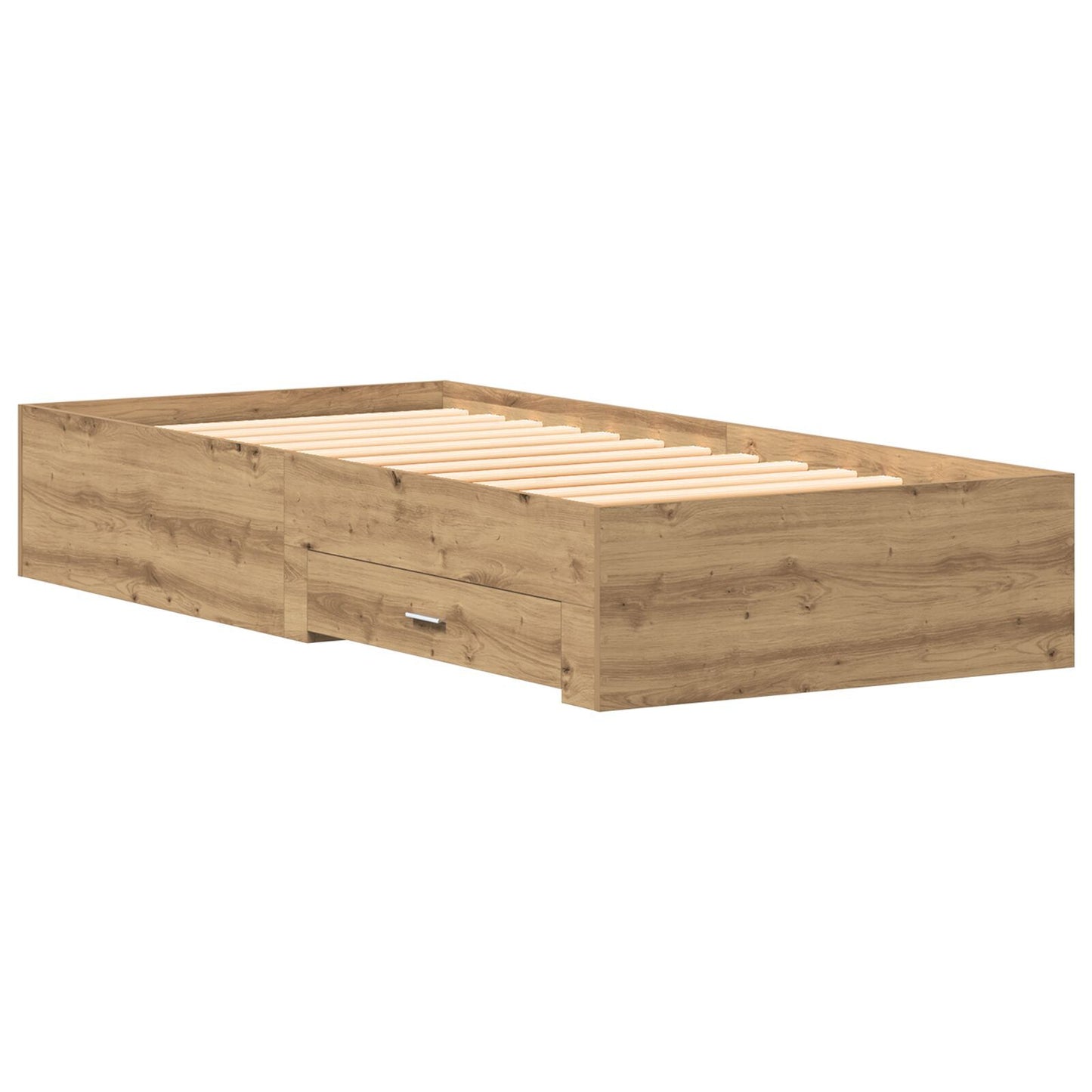 Sengestamme med skuff Artisan Eik 100 x 200 cm Konstruert tre