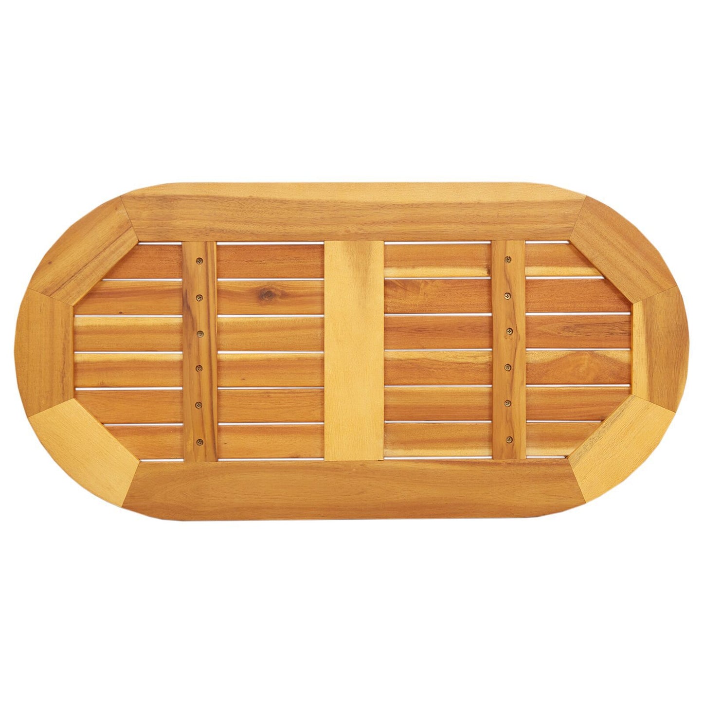 Bordplate Olje naturlig 80 x 40 x 2 cm Solid akasietre