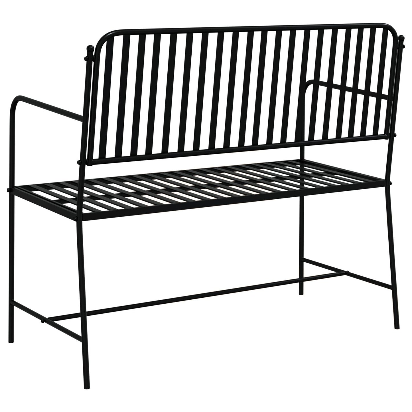 Hagebenk Svart 103,5 x 51,5 x 90 cm Stål