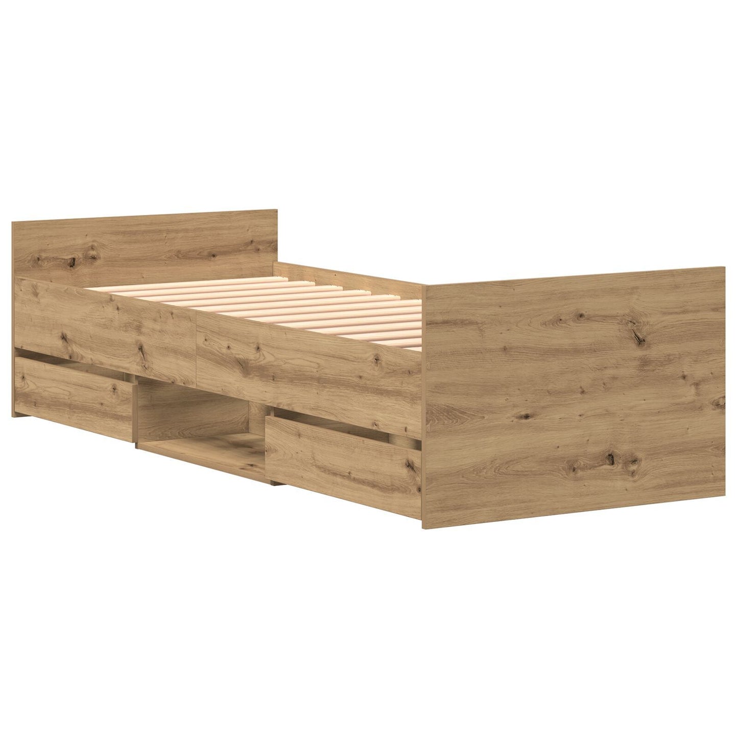 Sengestamme Artisan Eik 193 x 78 x 50 cm Konstruert tre