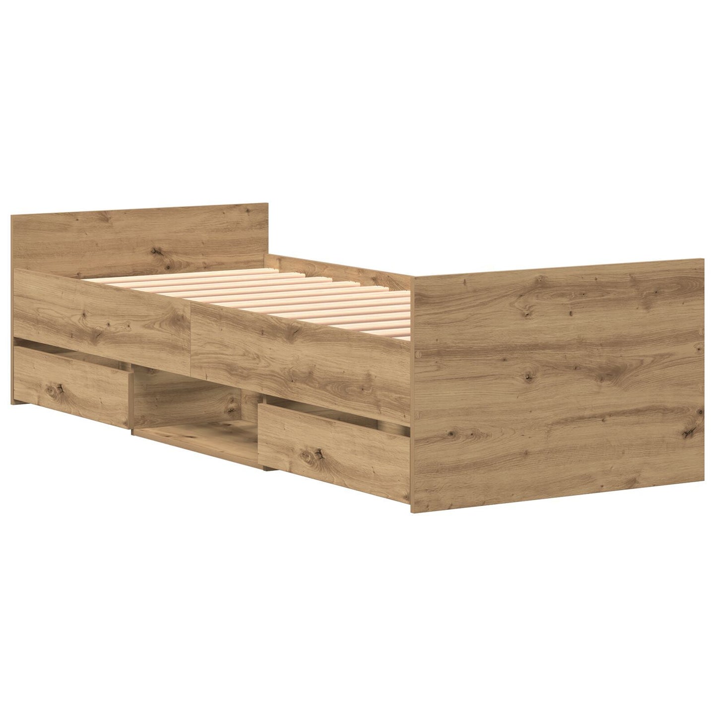 Sengestamme Artisan Eik 193 x 78 x 50 cm Konstruert tre
