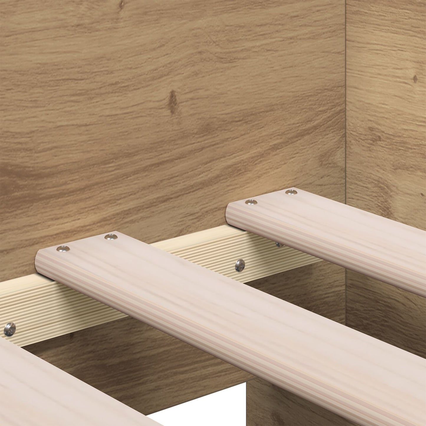 Seng med skuff med hylle Artisan Eik 90 x 190 cm Konstruert tre