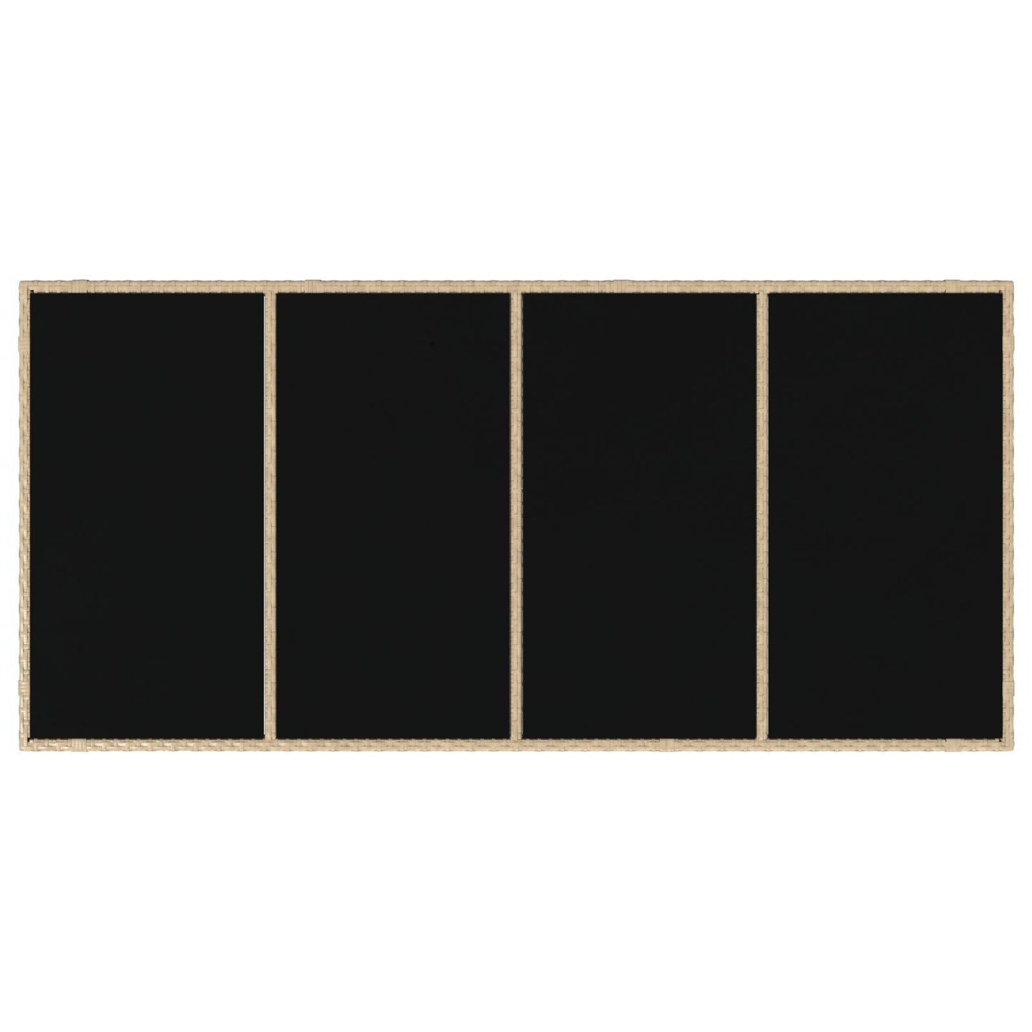 Hage Spisegruppe 9 pcs Beige polyrotting