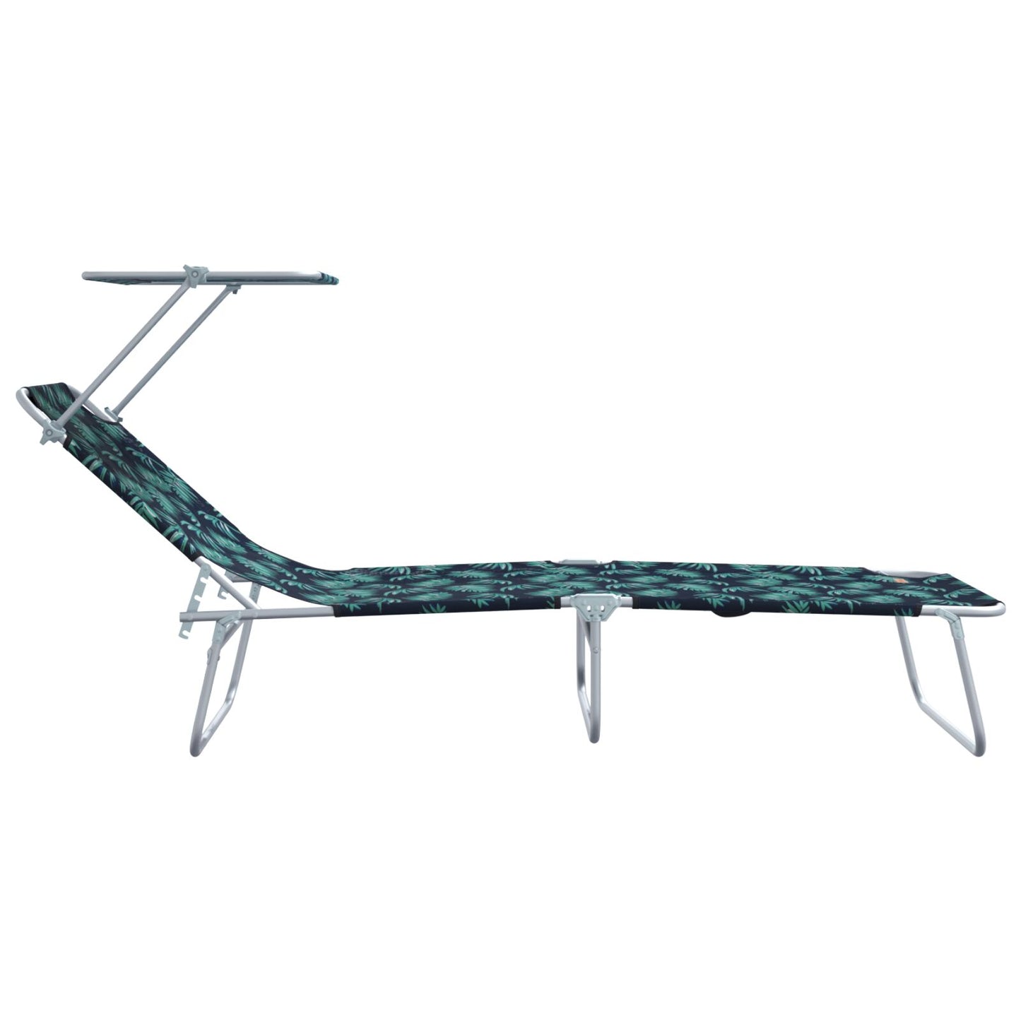 Solstol 2 pcs grønn 58 x 188 x 77cm Polyester