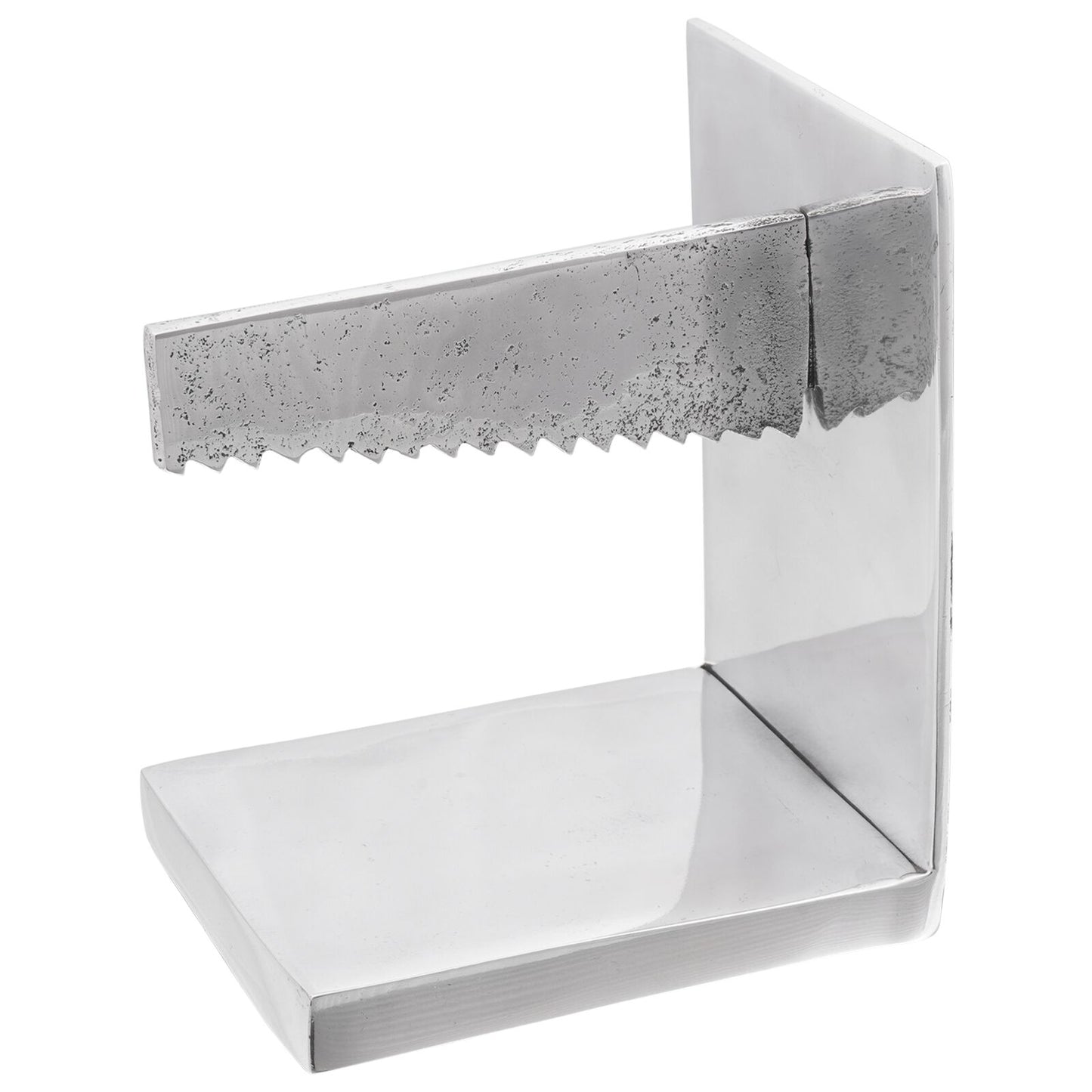 Bokstøtter 2 pcs sølv 11 x 14 x 17,5 cm Aluminium