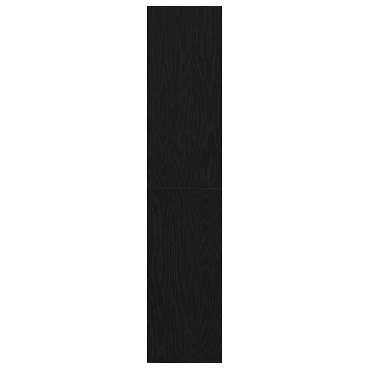 Bokhylle svart eik 36x30x143 cm konstruert tre