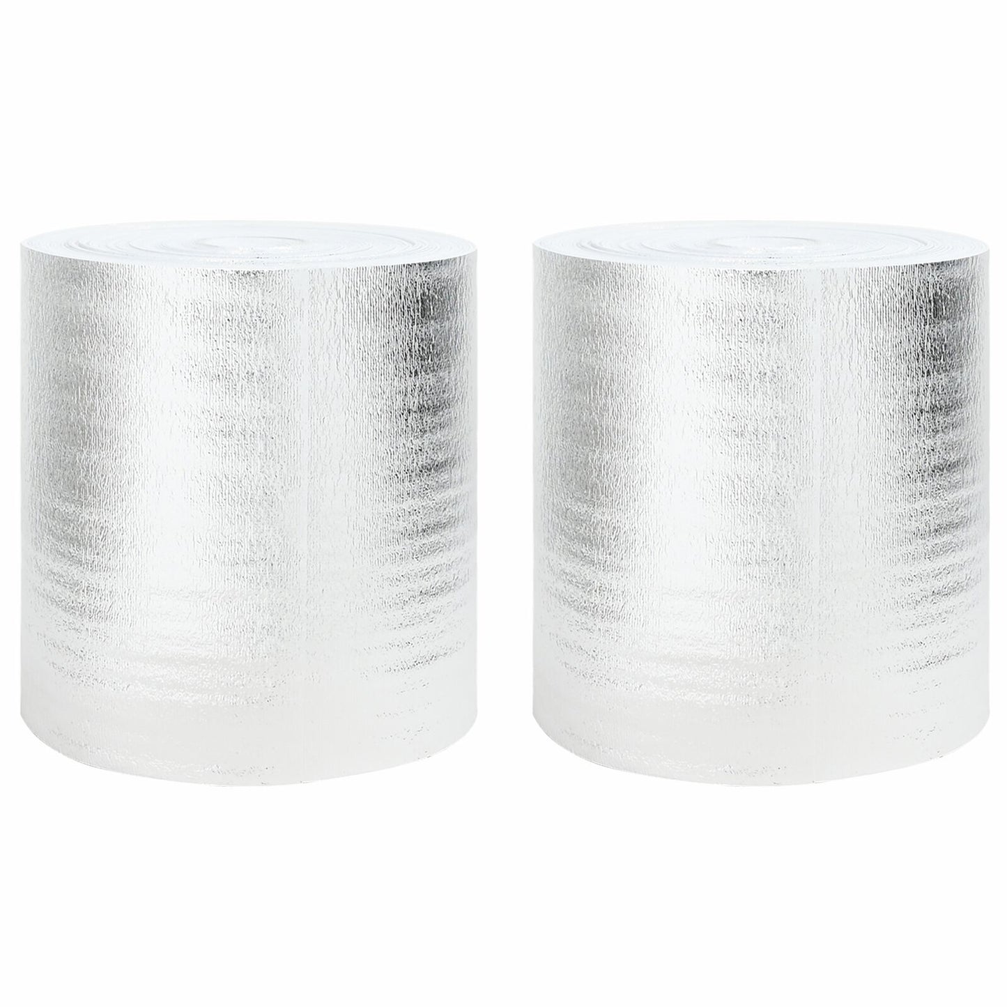 Varmereflektor for radiator 2 pcs sølv 25 x 0,5 m Polyethylen