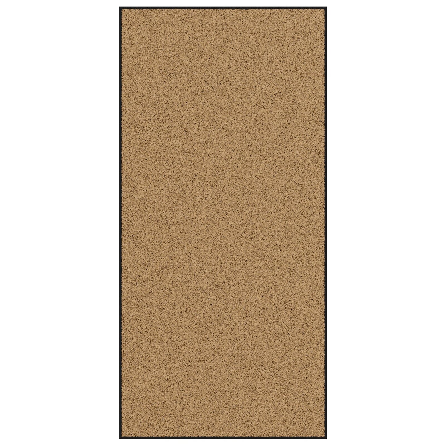 Dørmatte Annet Krem og svart 120 x 250 cm Polyamid og PVC