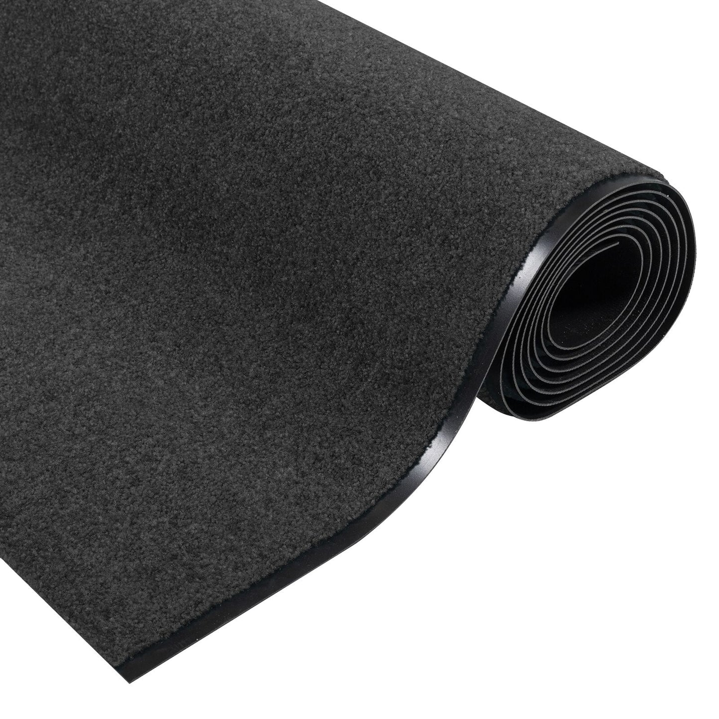 Dørmatte Anthracite og svart 120 x 350 cm 100% Polyamid