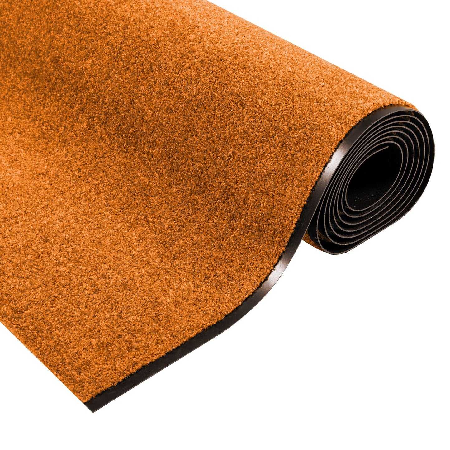 Dørmatte Annet Oransje og Svart 120 x 350 cm Polyamid og PVC
