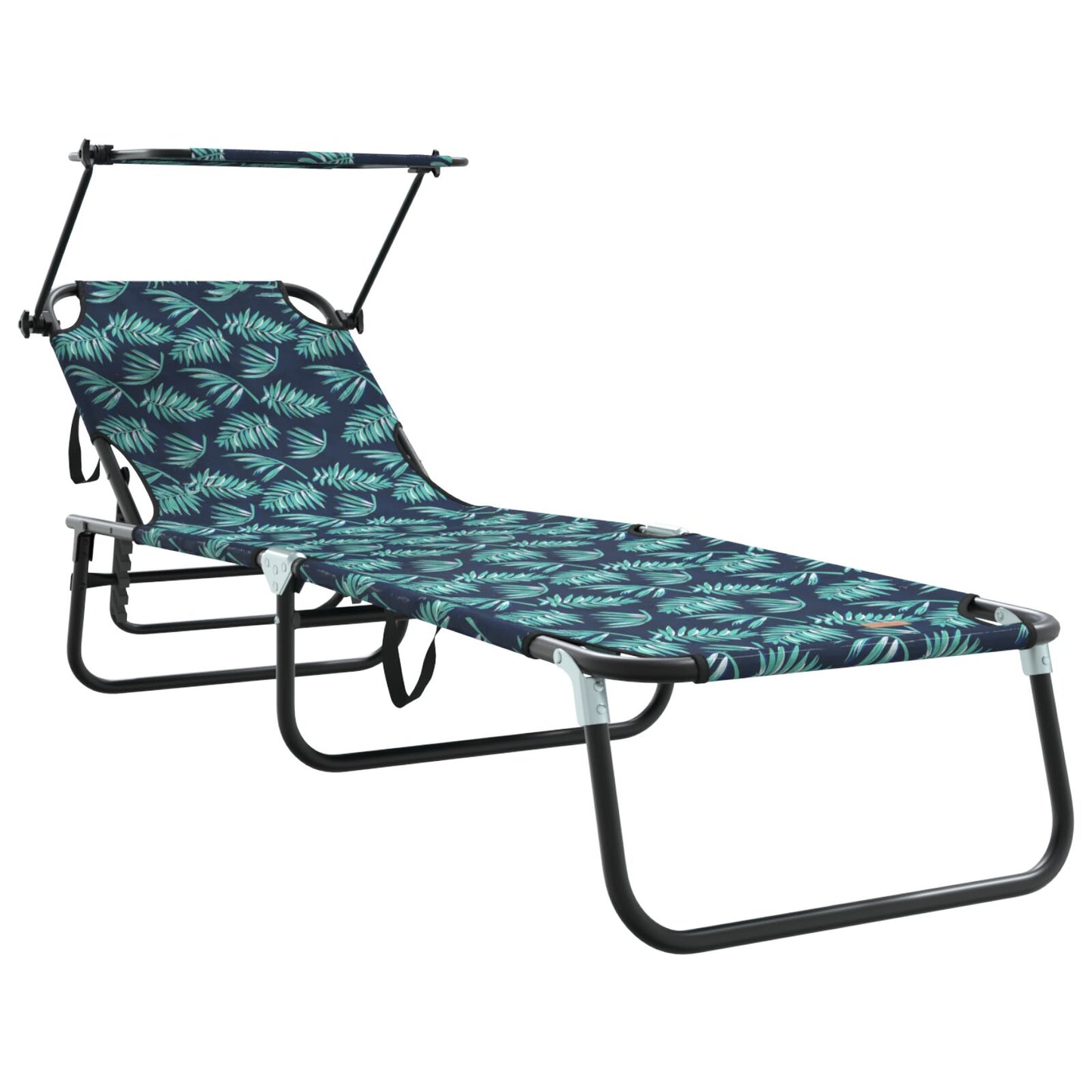 Sammenleggbar solstol Flerfarget 190 x 57 x 81 cm oxford