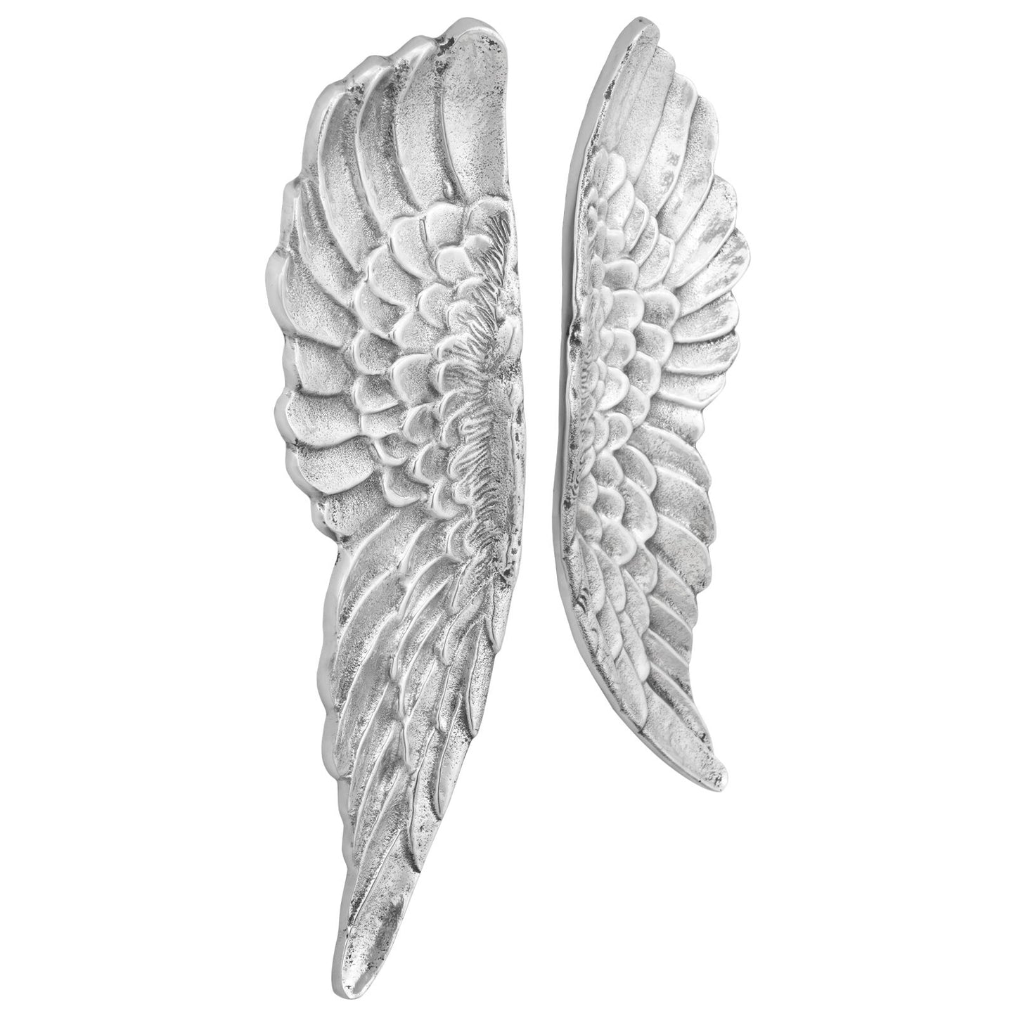 Fløyteskulptur 2 pcs sølv 31 x 5 x 91 cm Aluminium