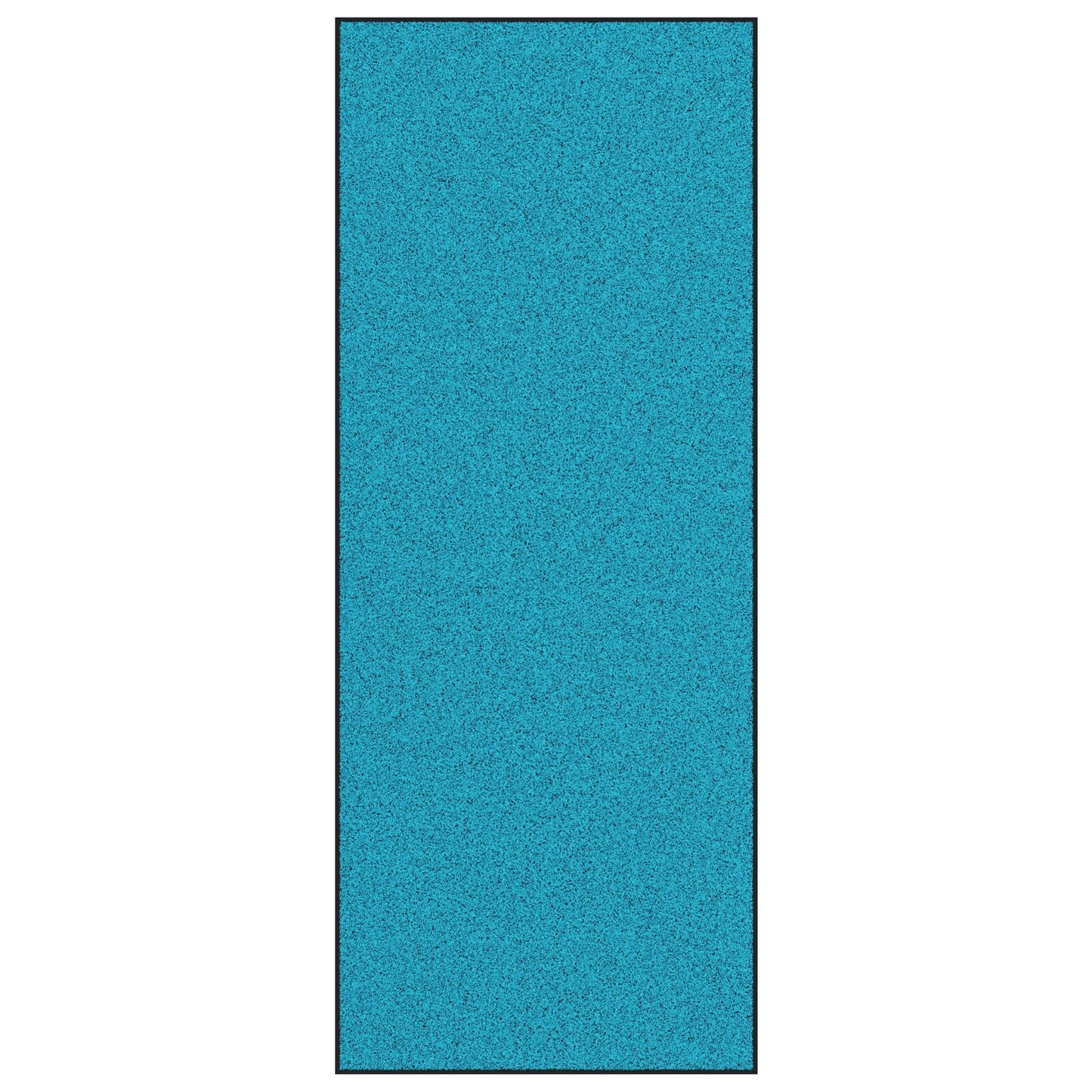 Dørmatte Cyan og svart 120 x 300 cm 100% Polyamid