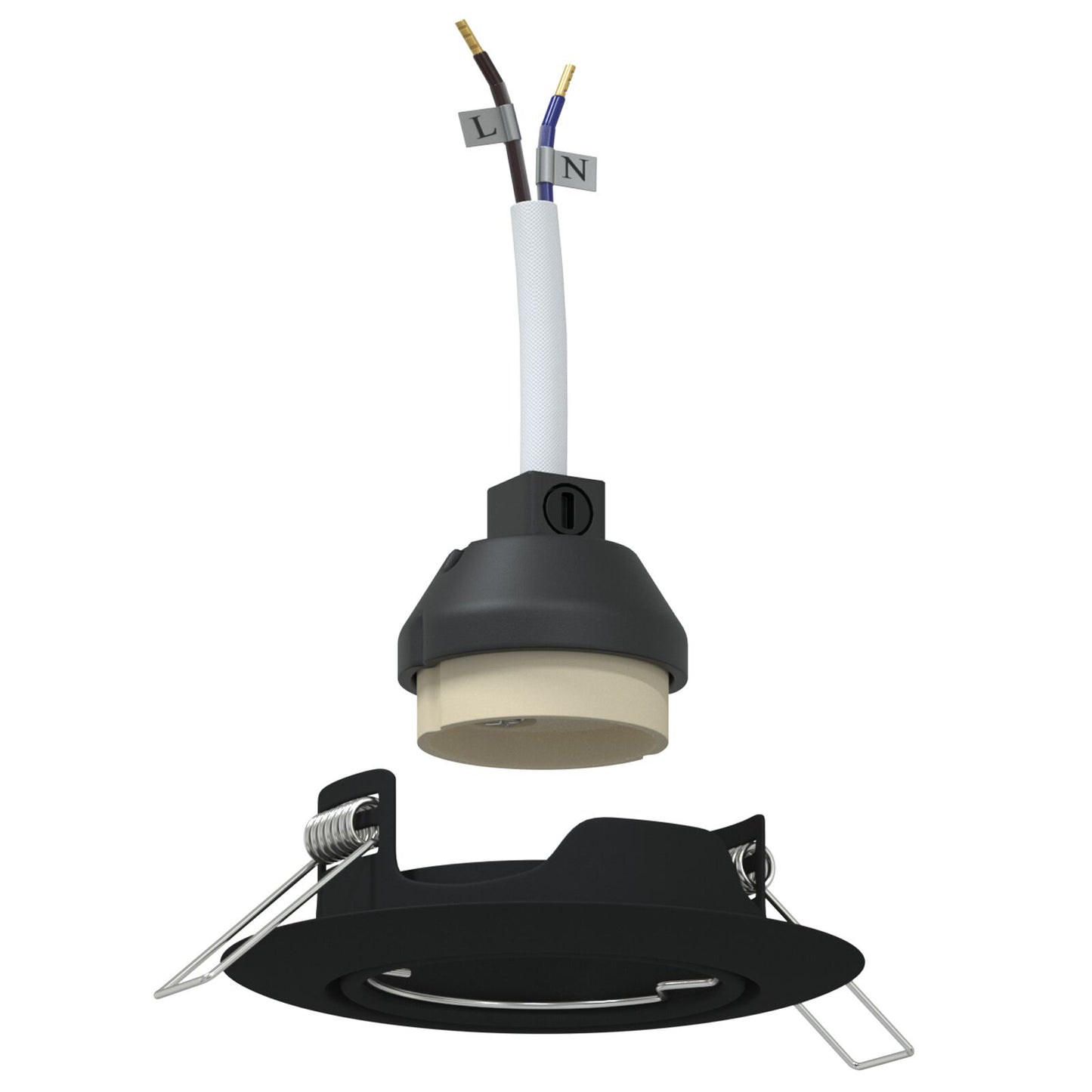 Spotlight 24 stk. Svart 9 x 9 x 2.5 cm Metall