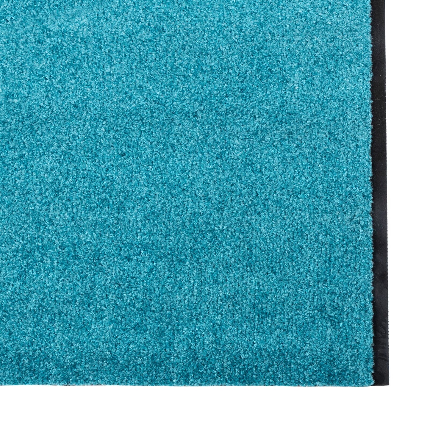 Dørmatte Cyan og svart 120 x 350 cm 100% Polyamid