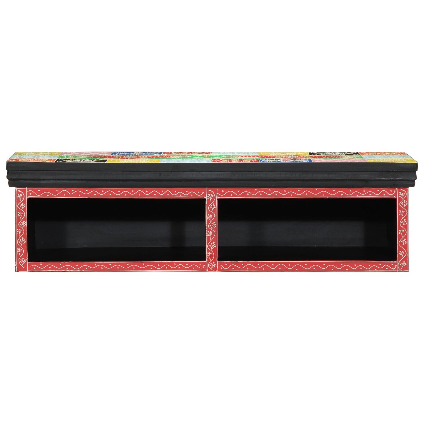 TV-skap med hylle Flerfarget 80 x 30 x 22 cm Konstruert tre