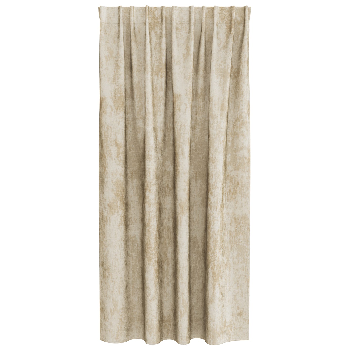 Fløyel Gardiner med gardiner 2 pcs Krem 175 x 140 cm Fløyel