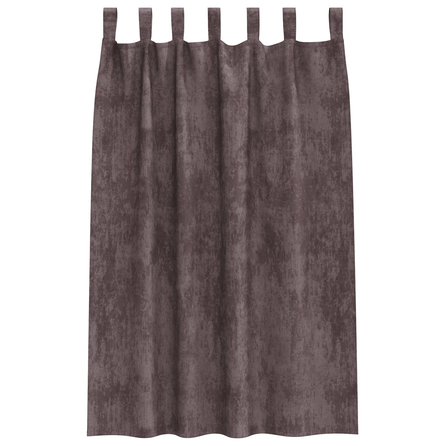 Fløyel Gardiner med gardiner 2 pcs Brun 175 x 140 cm Fløyel