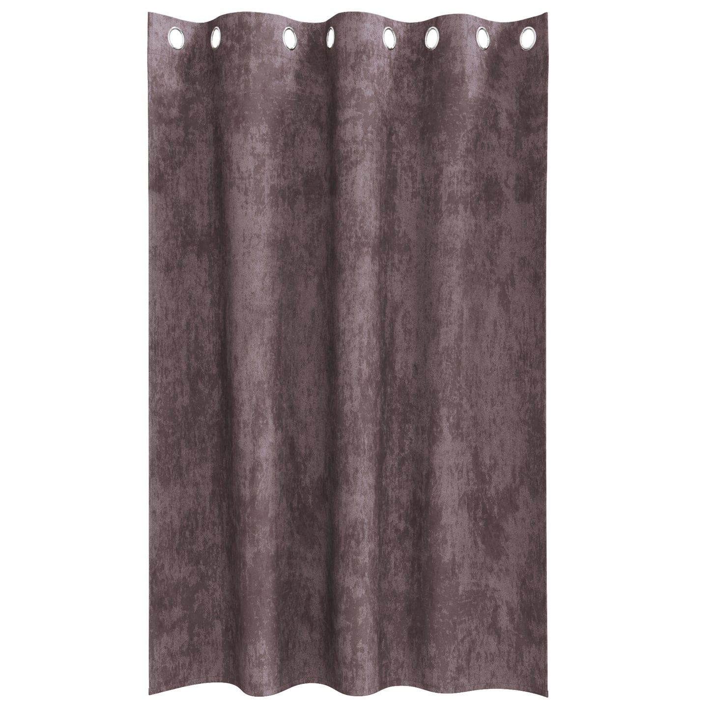 Fløyel Gardiner med gardiner 2 pcs Brun 175 x 140 cm Fløyel