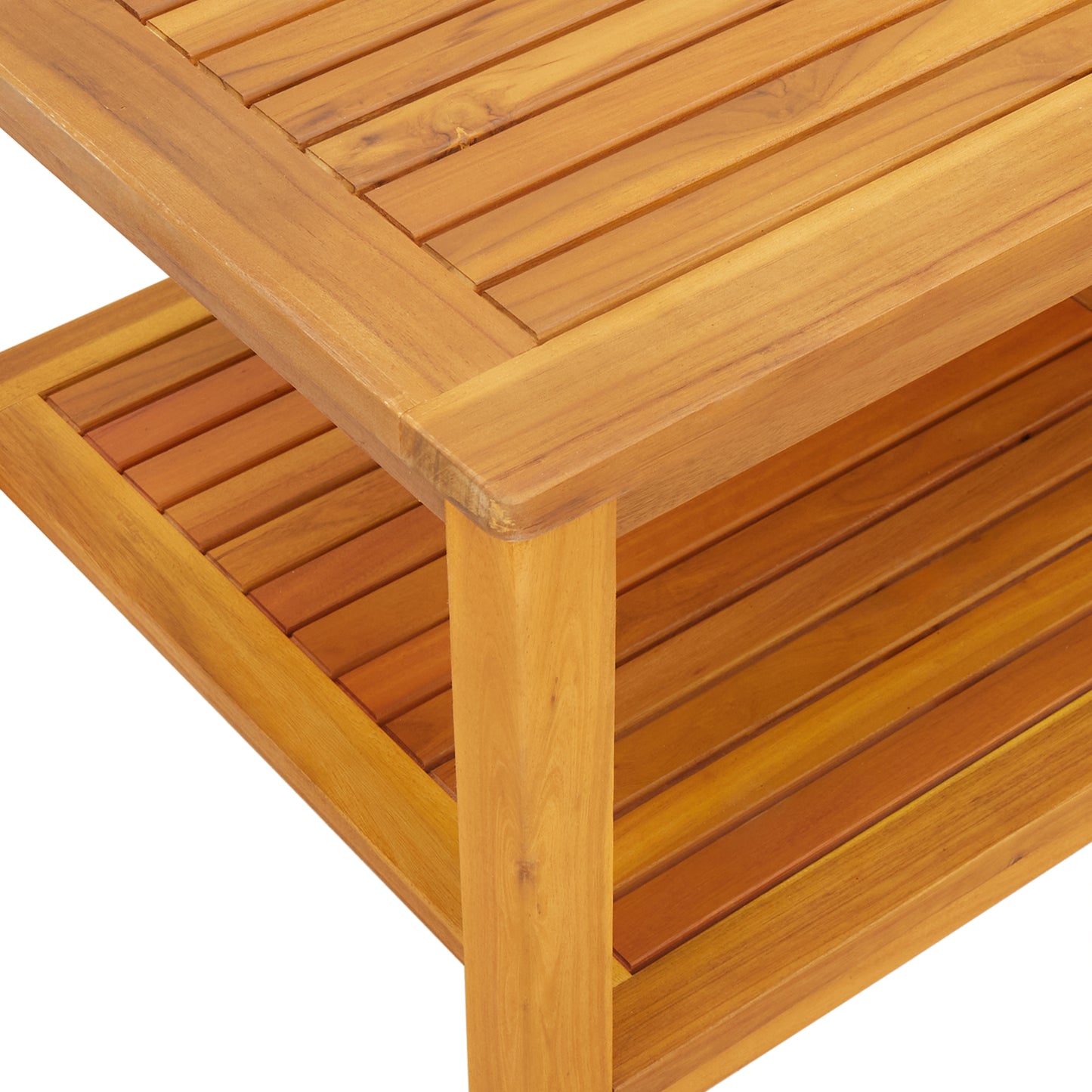 Sidetabell Olje naturlig 110 x 55 x 45 cm Solid akasietre