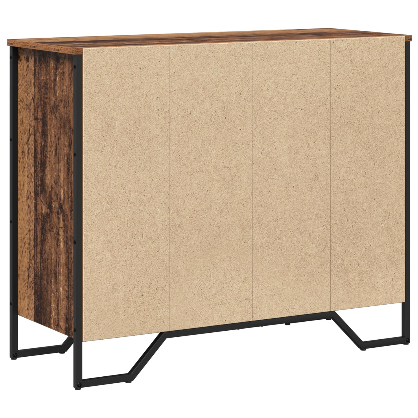 Kommode 6-Skuff Gammelt tre 91 x 35,5 x 74,5 cm