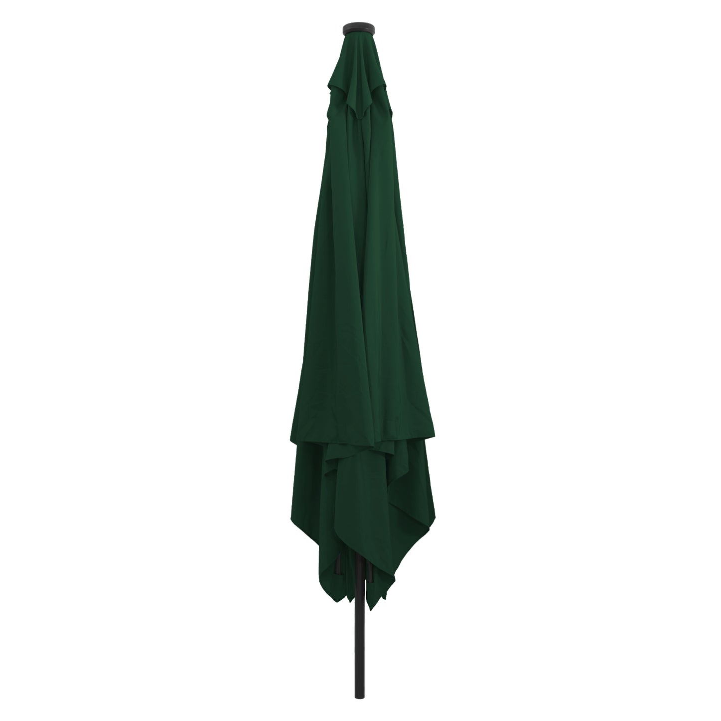 Hageparasol grønn 295 x 295 x 245 cm Polyester og stål