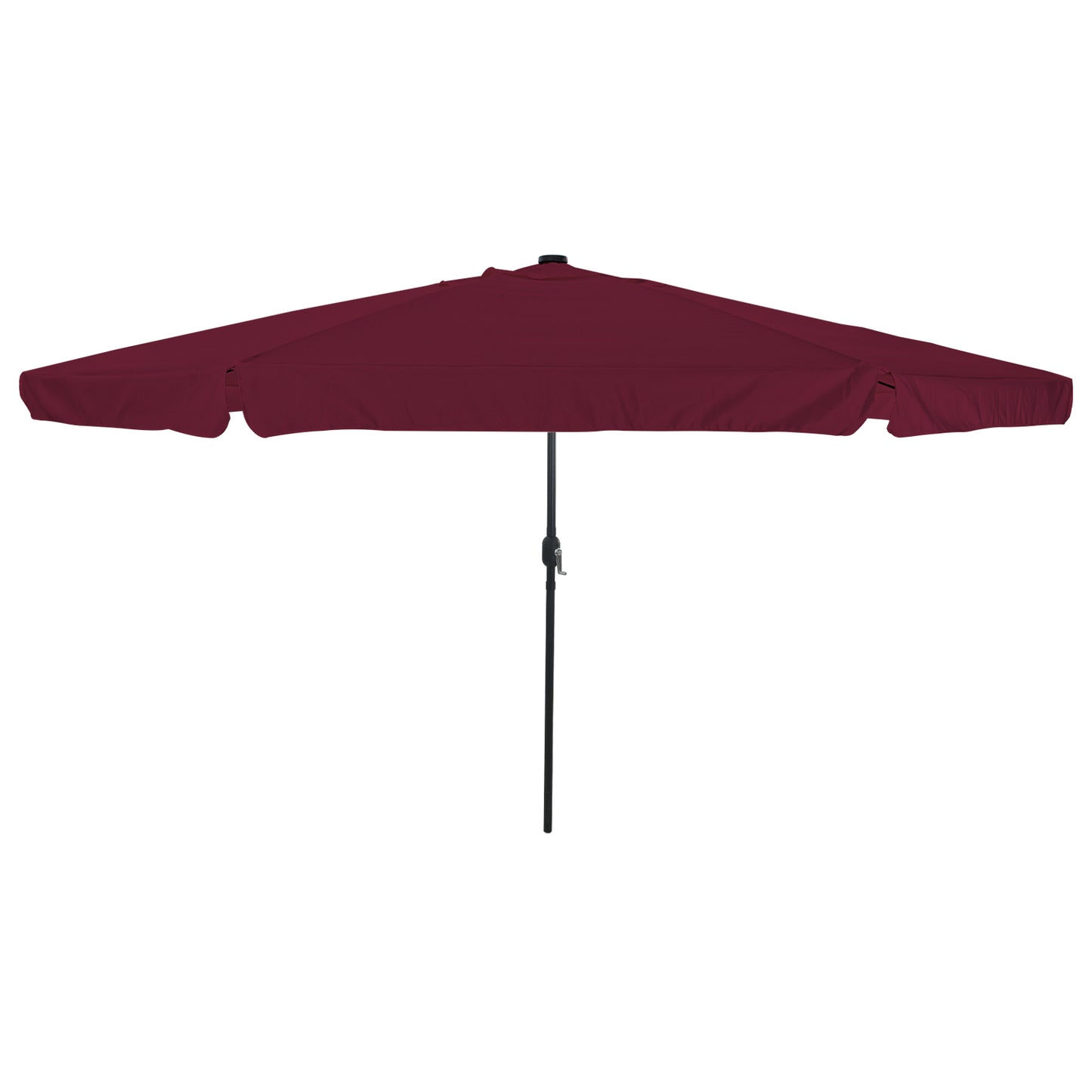 Hageparasol Bordeaux Rød 395 x 395 x 245 cm Polyester