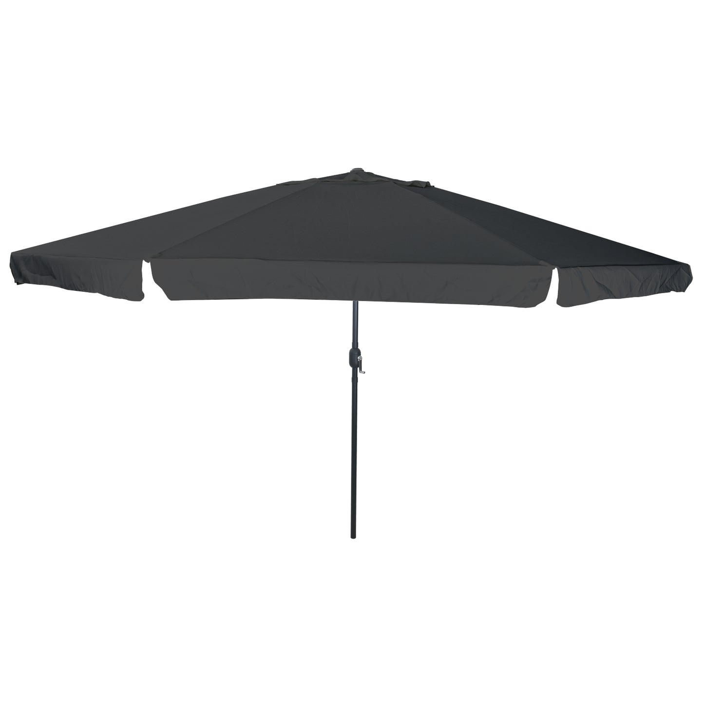 Hageparasol Antrasitt 394 x 394 x 248 cm Polyester og stål