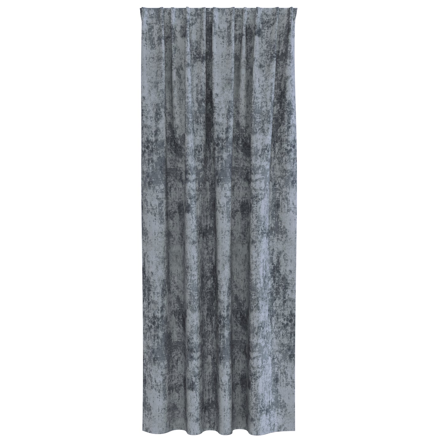 Fløyel Gardiner 2 stk. Sølvgrå 245 x 140 cm Fløyel