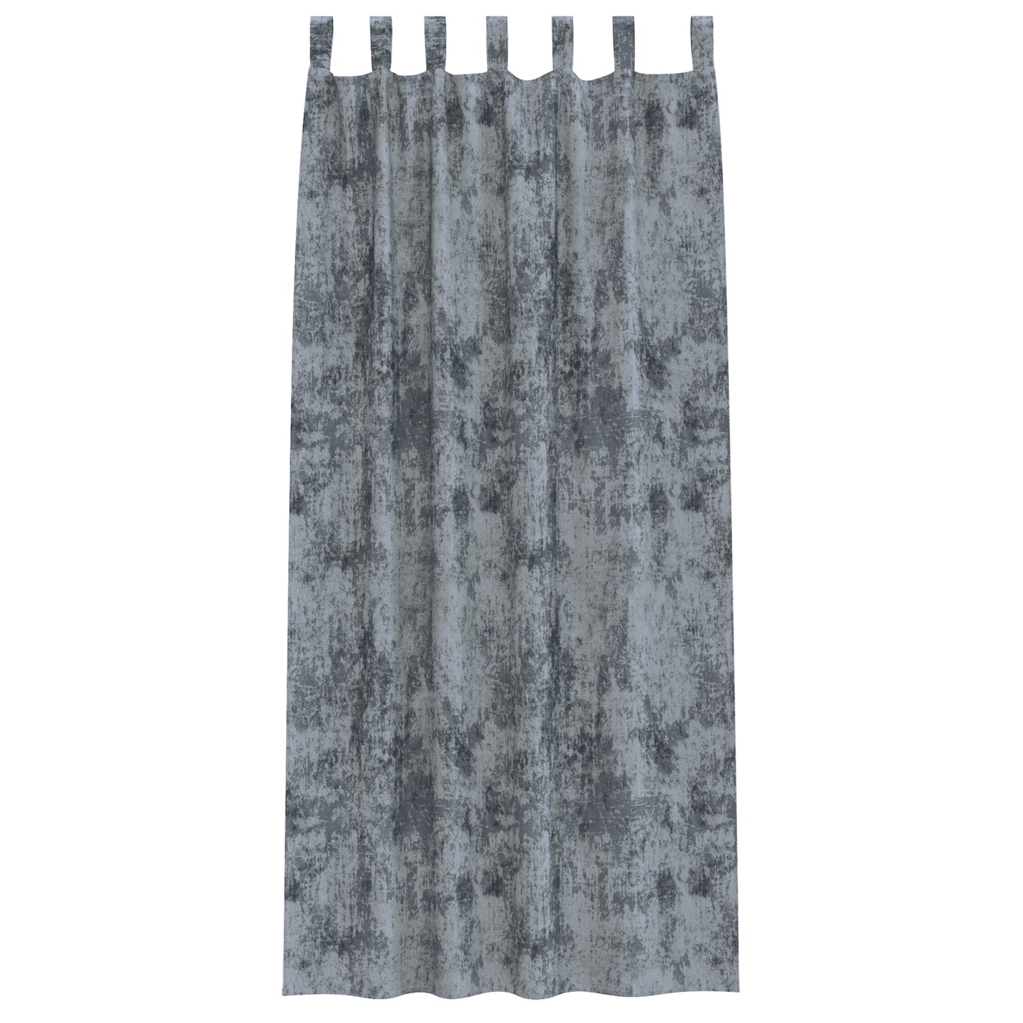 Fløyel Gardiner med gardiner 2 pcs Sølvgrå 260 x 140 cm Fløyel