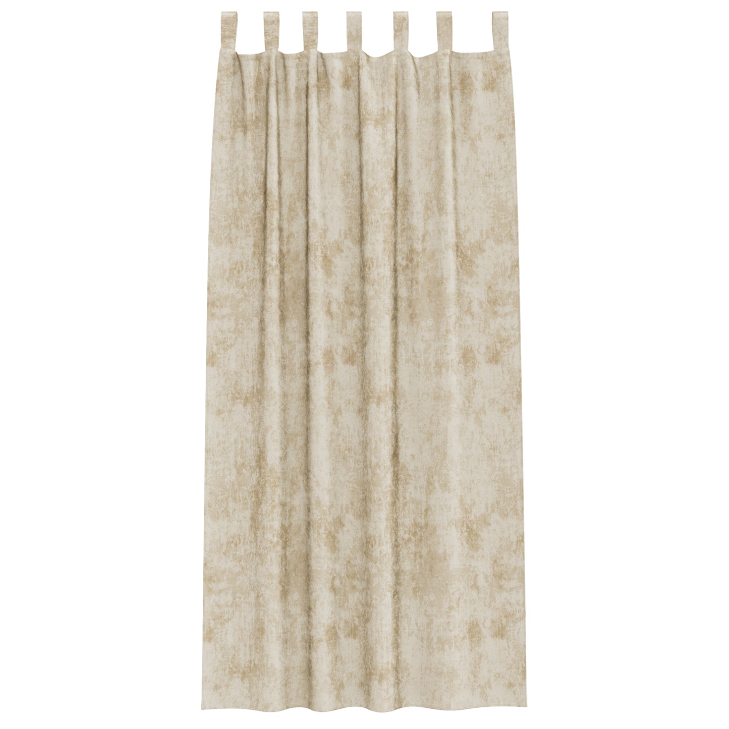 Fløyel Gardiner med gardiner 2 pcs Krem 245 x 140 cm Fløyel