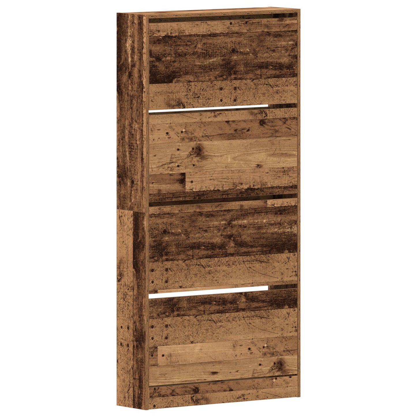 Sko Skap med dør Gammelt tre 80 x 21 x 163,5 cm Konstruert tre