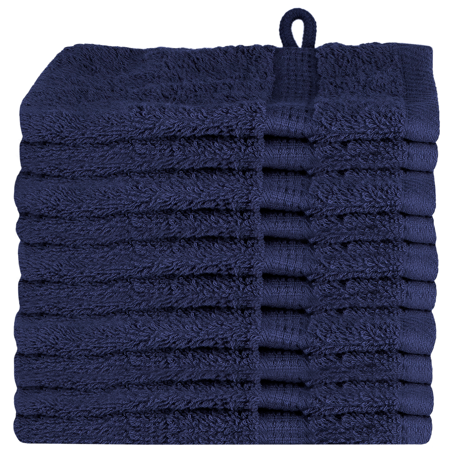 Gjesthåndkle SOLUND 10 stk. Marineblå 15 x 21 cm 550 gsm