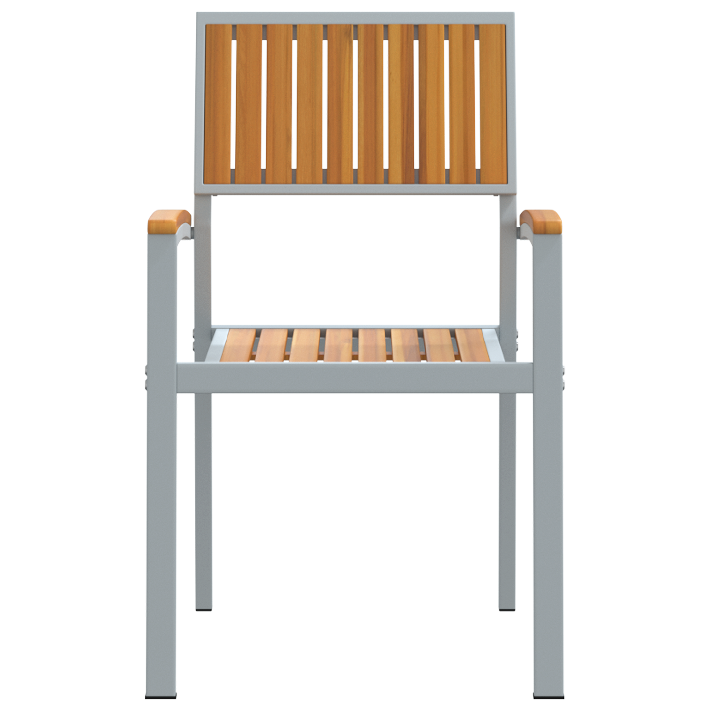 Stablestol 6 pcs Brun 56 x 57 x 87 cm Solid akasietre