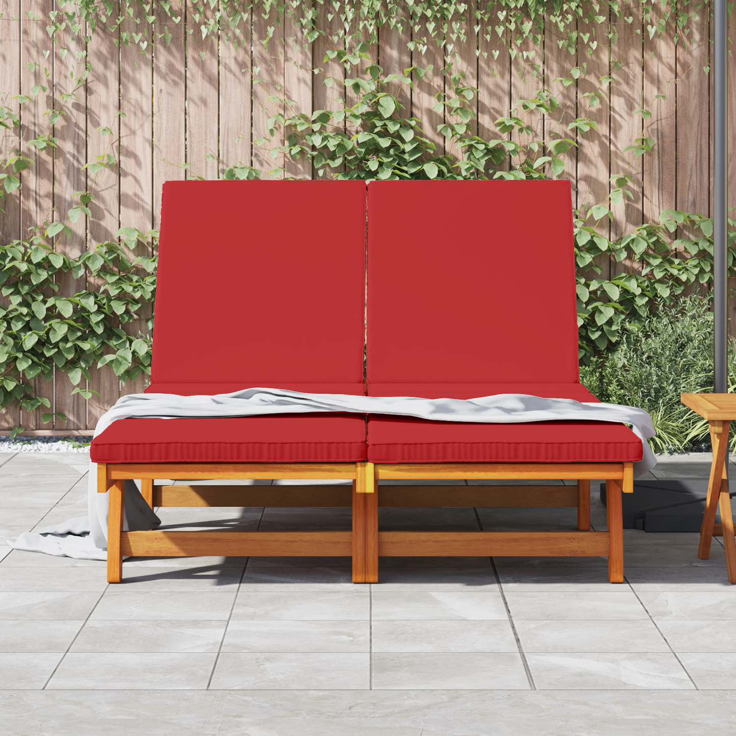 Solstol Brun 125 x 200 x 84 cm Solid akasietre