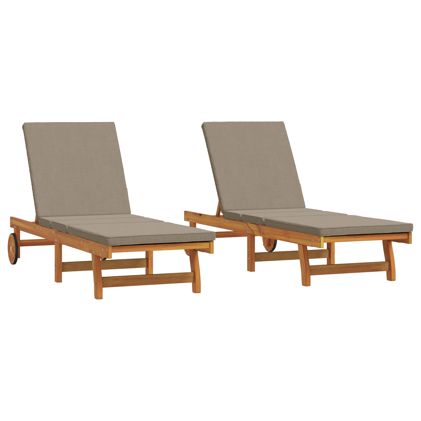 Solstol 2-person 2 pcs Brun Solid akasietre