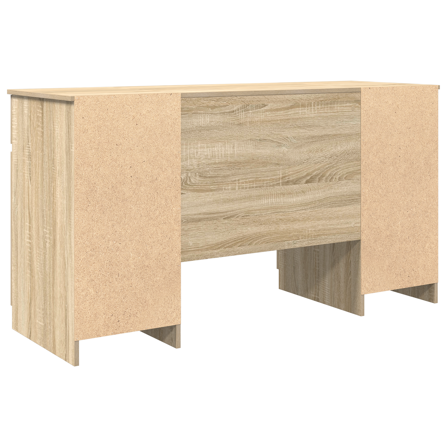 Skrivebord med skuff Sonoma eik 140 x 49 x 76 cm Konstruert tre