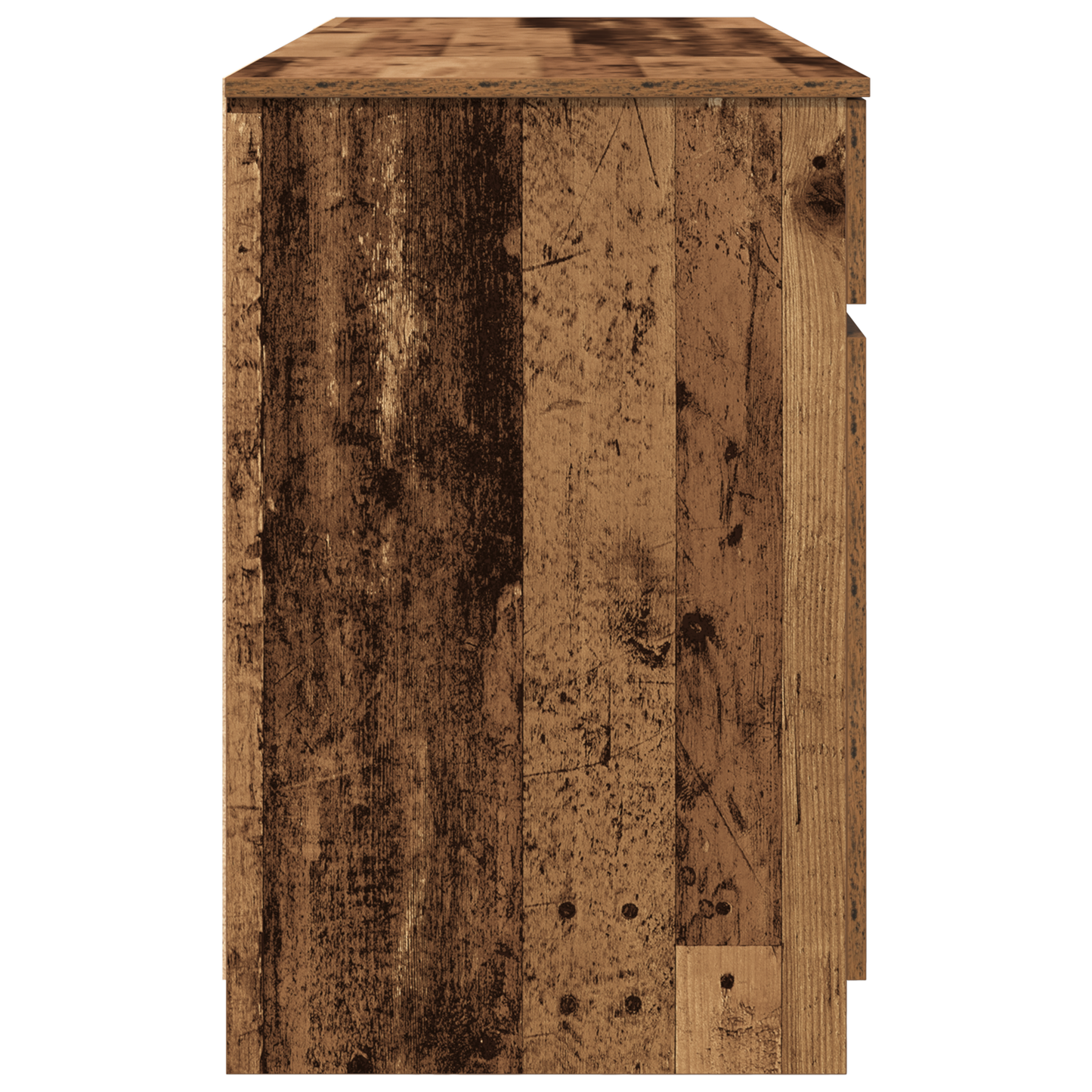 Skrivebord med dør Gammelt tre 140 x 49 x 76 cm Konstruert tre