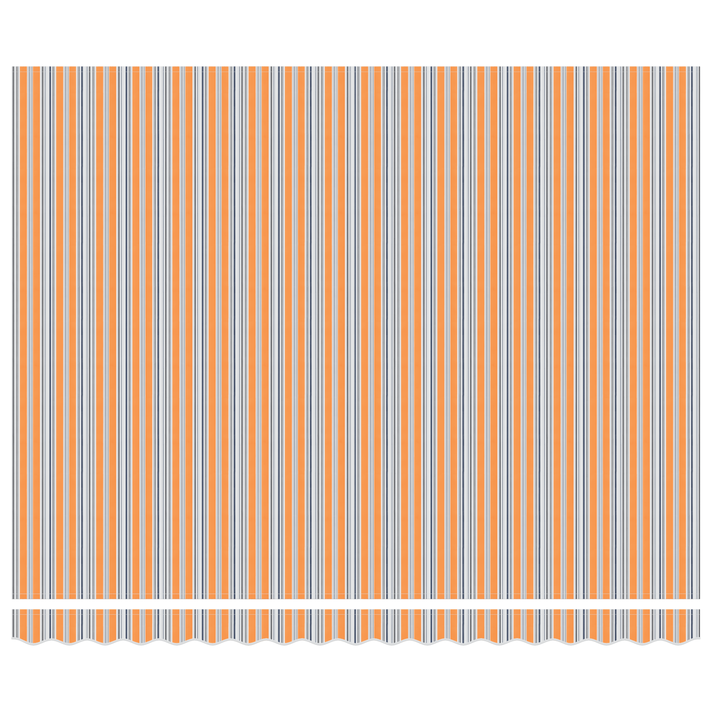 Uttrekkbar markise Flerfarget 400 × 300 cm