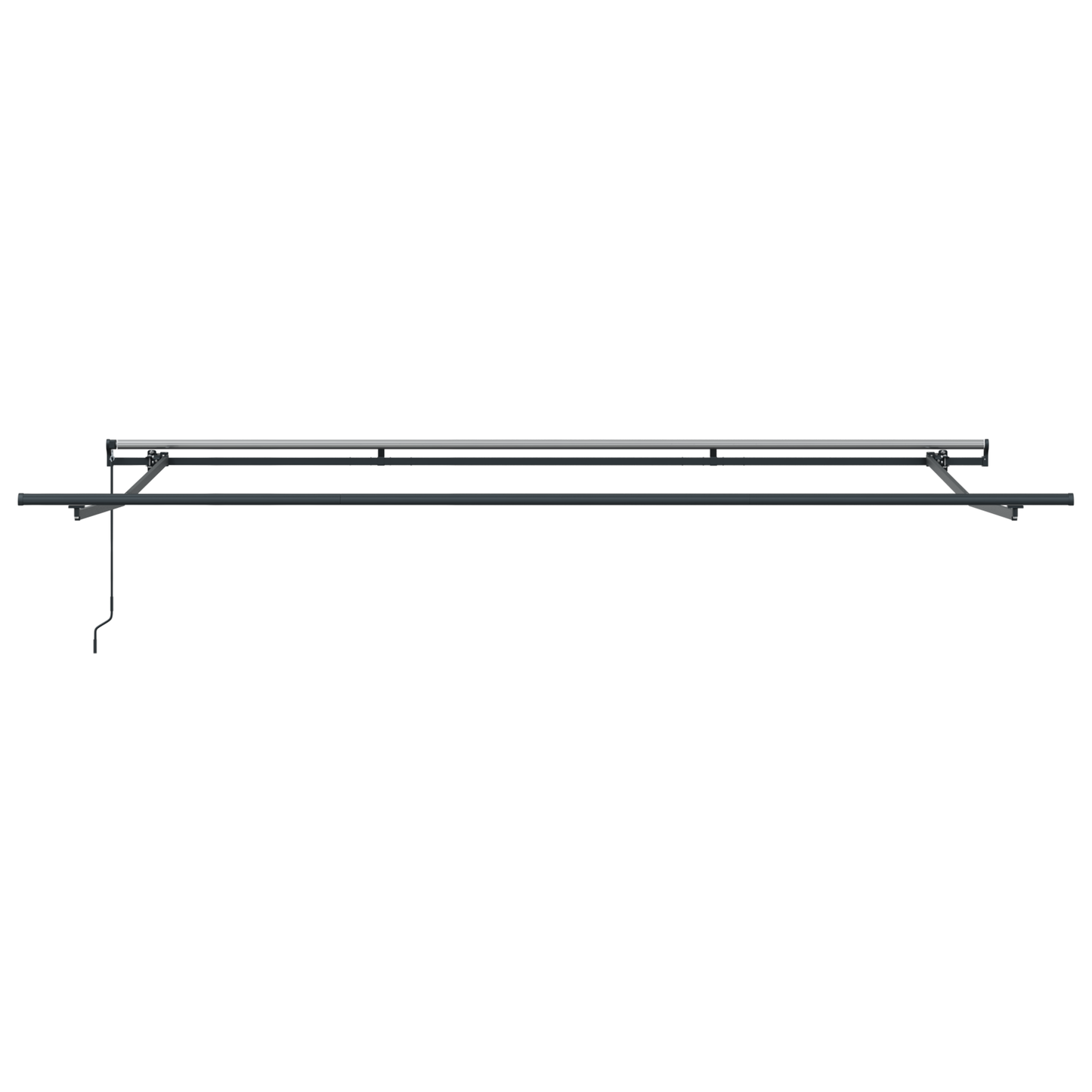 Uttrekkbar markise Flerfarget 400 × 300 cm