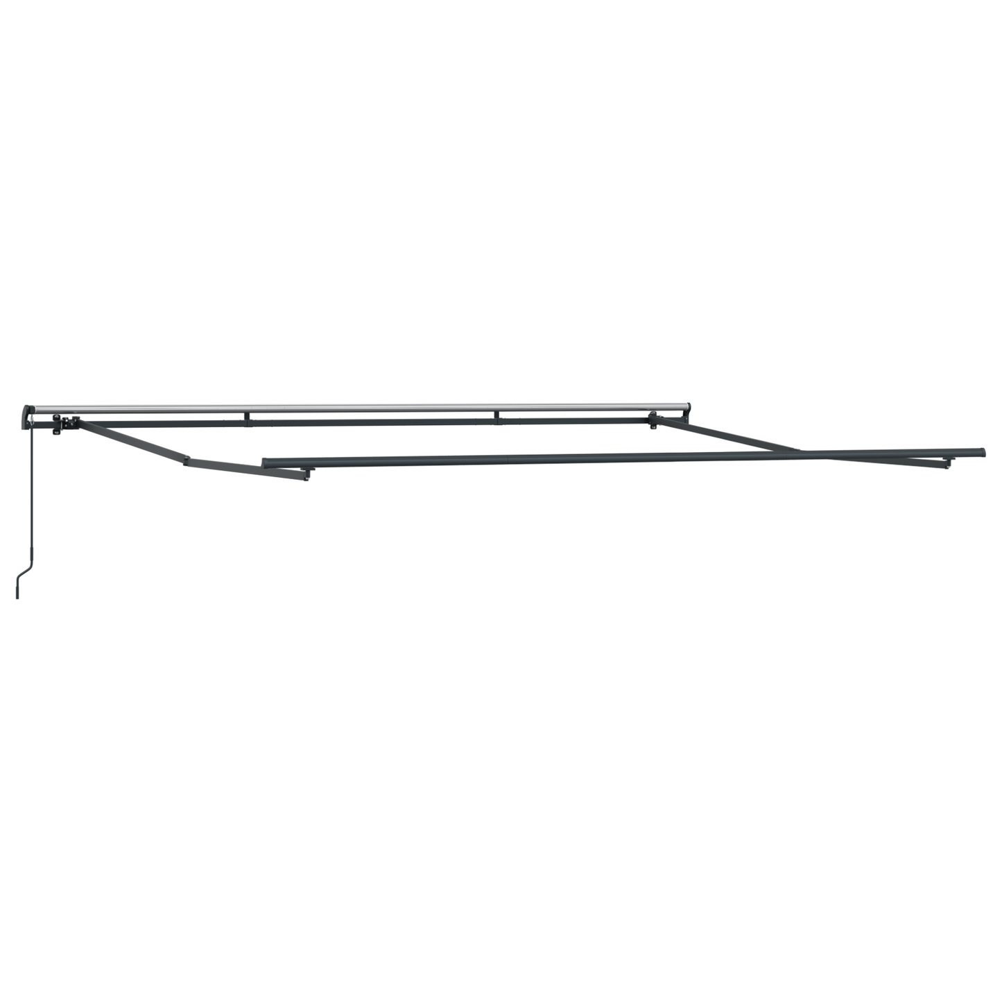 Innvendbar Markise Flerfarget 400 × 300 cm Polyester og stål